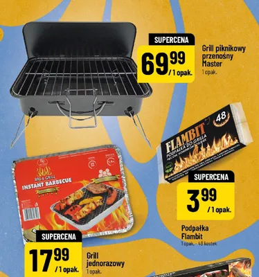Grill piknikowy przenośny Master promocja w POLOmarket