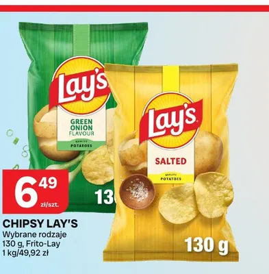 Chipsy Lay's Green Onion promocja w Chorten