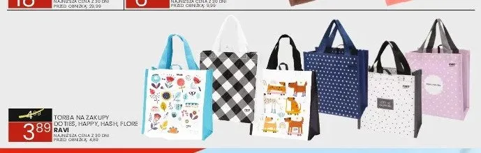 Torba na zakupy Happy Ravi promocja w Wafelek