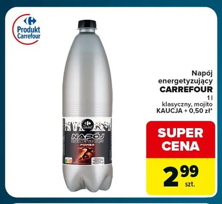 Napój energetyzujący Carrefour klasyczny promocja w Globi
