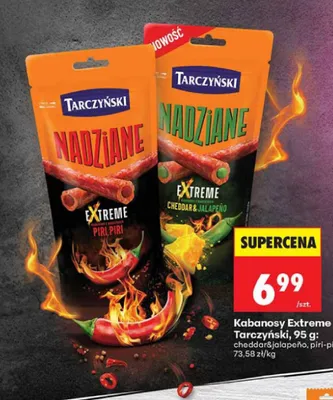 Kabanosy Extreme Tarczyński piri-piri promocja w Biedronka