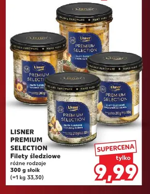 Filety śledziowe Lisner Premium Selection promocja w Kaufland