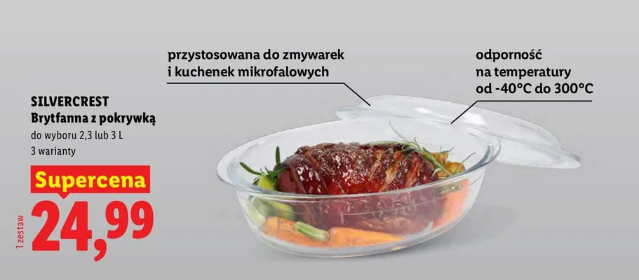 Brytfanna z pokrywką promocja w Lidl
