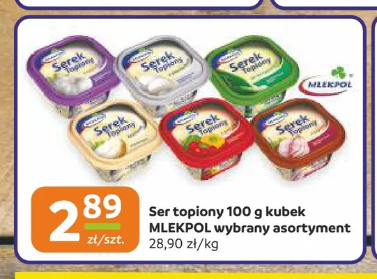 Ser topiony Mlekpol promocja w Społem Częstochowa