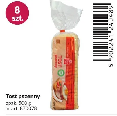 Tost pszenny promocja w Makro