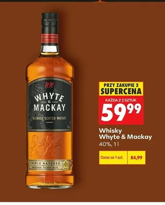 Whisky Whyte & Mackay promocja w Biedronka