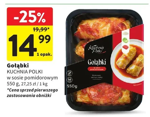 Gołąbki w sosie pomidorowym promocja w Intermarche