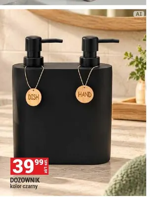 Dozownik kolor czarny promocja w Merkury Market