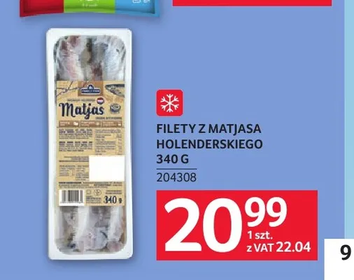 Filety z matjasa holenderskiego promocja w Selgros
