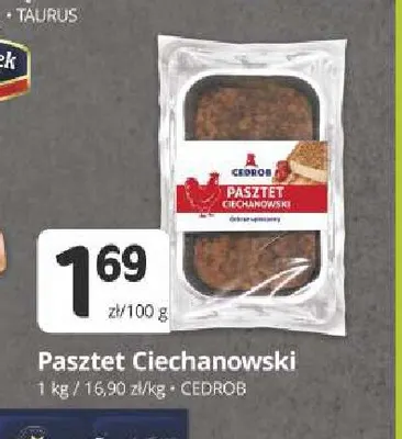 Pasztet ciechanowski Cedrob promocja w Marketvita