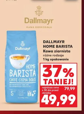 Kawa ziarnista Dallmayr Home Barista promocja w Kaufland