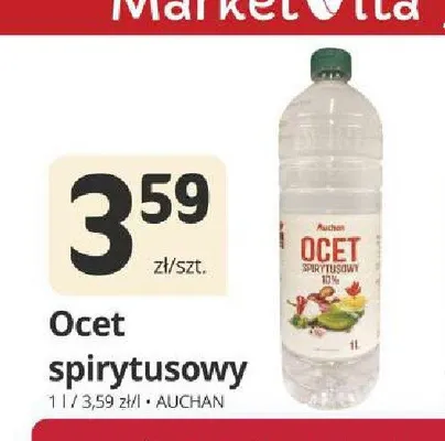 Ocet spirytusowy Auchan promocja w Marketvita