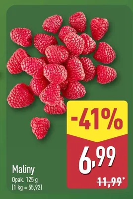 Maliny promocja w Aldi