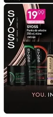 Pianka do włosów Syoss promocja w Drogerie Koliber