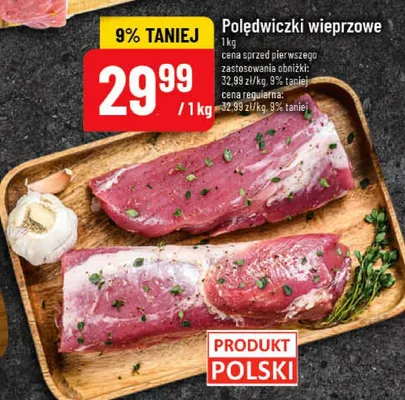 Polędwiczki wieprzowe promocja w POLOmarket
