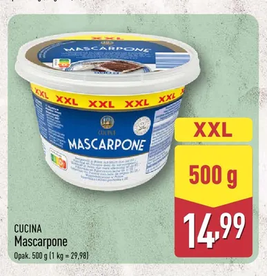 Mascarpone Cucina promocja w Aldi