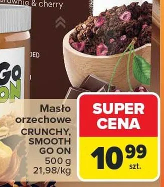 Masło orzechowe Peanut Butter crunchy, smooth promocja w Carrefour Market