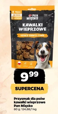 Przysmak dla psów kawałki wieprzowe promocja w Netto