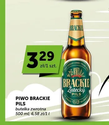 Piwo Brackie Pils promocja w Euro Sklep