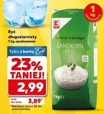 Ryż długoziarnisty promocja w Kaufland