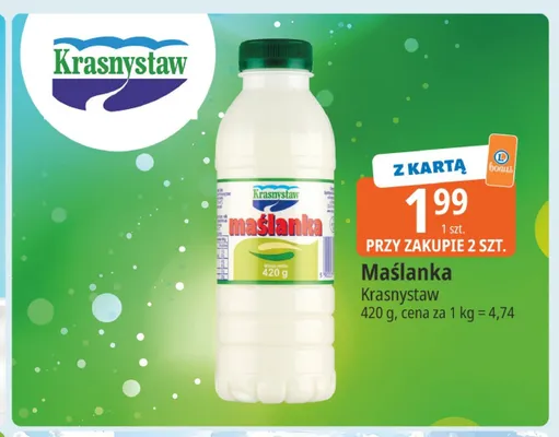Maślanka Krasnystaw promocja w Leclerc