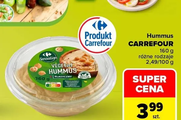 Hummus Carrefour promocja w Carrefour