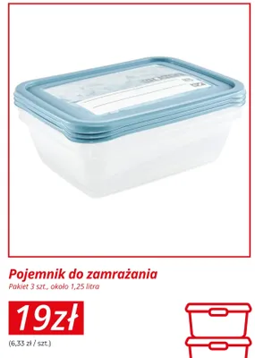 Pojemnik do zamrażania promocja w KiK