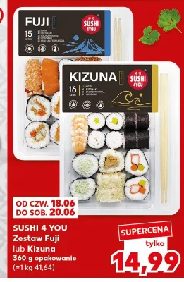 Sushi Zestaw Kizuna Sushi 4 You promocja w Kaufland