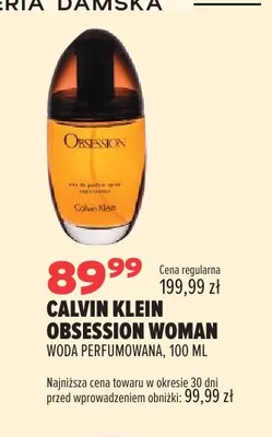 Woda perfumowana Calvin Klein Obsession Woman promocja w Drogerie Natura