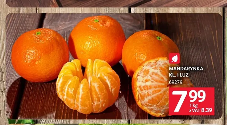 Mandarynki kl. I luzem promocja w Selgros