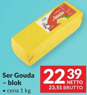 Ser Gouda blok promocja w Makro