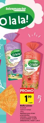 Wafle ryżowe wybrane rodzaje promocja w Intermarche