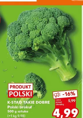 Brokuł polski K-Stąd Takie Dobre promocja w Kaufland