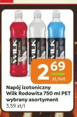Napój izotoniczny Wilk Rodowita 750ml PET promocja w Gama