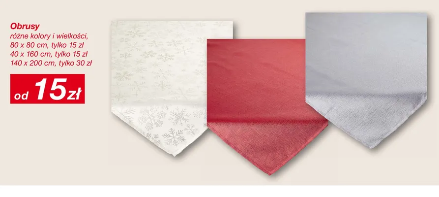 Obrus 140x200 cm promocja w KiK