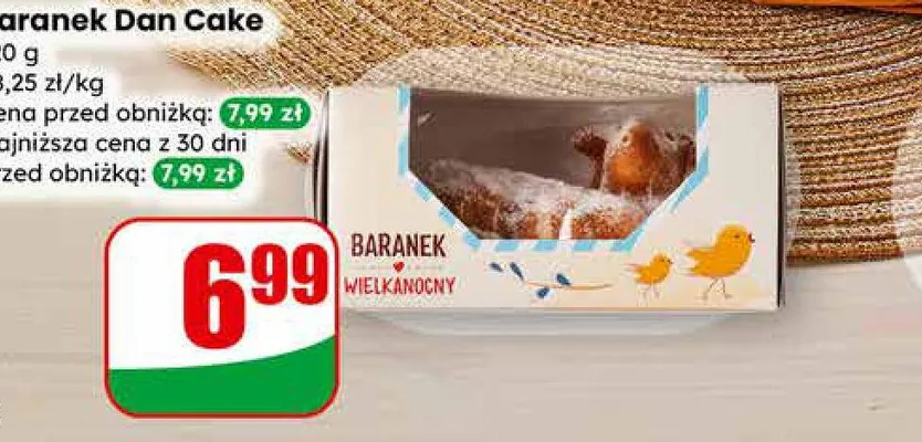 Baranek wielkanocny promocja w Dino