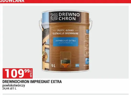 Impregnat Extra powłokotwórczy Drewnochron promocja w Merkury Market