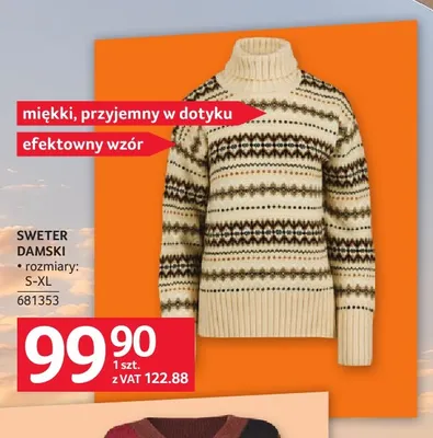 Sweter damski promocja w Selgros