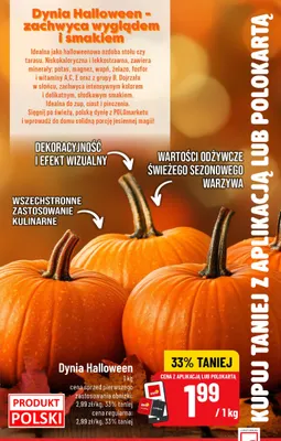 Dynia Halloween promocja w POLOmarket