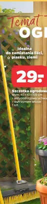 Szczotka ogrodowa promocja w Netto