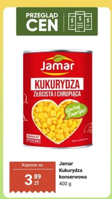 Kukurudza konserwowa promocja w Dino