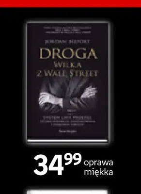 Książka Droga Wilka z Wall Street Jordan Belfort promocja w Empik