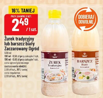 Barszcz biały promocja w POLOmarket
