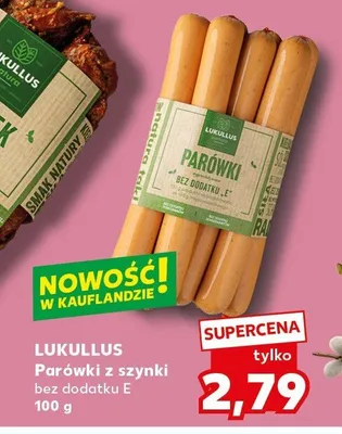 Parówki z szynki promocja w Kaufland