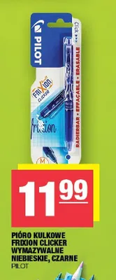 Pióro kulkowe wymazywalne Pilot Frixion Clicker niebieskie promocja w SPAR