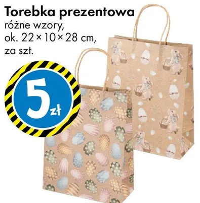 Torebka prezentowa promocja w Tedi