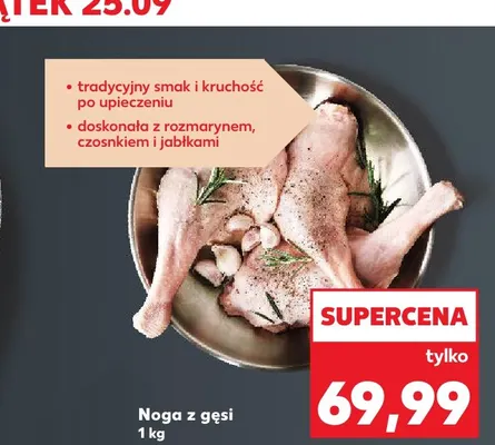 Noga z gęsi promocja w Kaufland