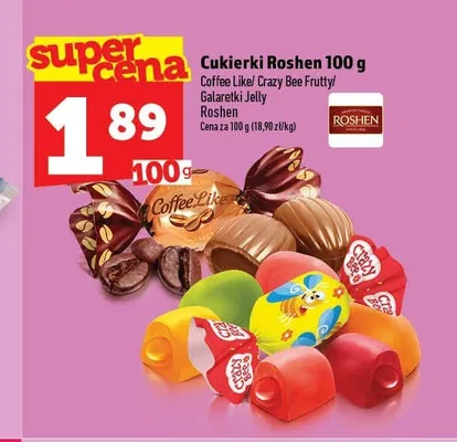 Cukierki Roshen Galaretki Jelly promocja w TOPAZ