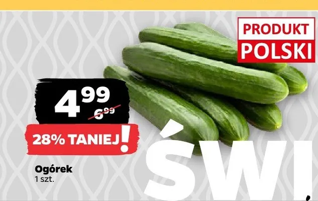 Ogórek 1 szt. promocja w Netto