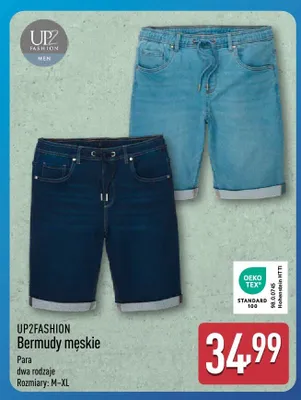 Bermudy męskie UP2FASHION promocja w Aldi